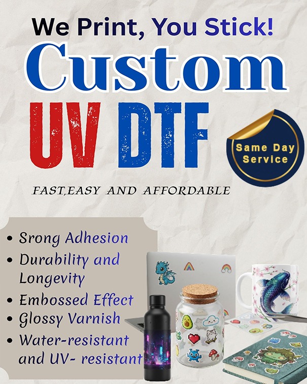 UV DTF Printing Service Banner
